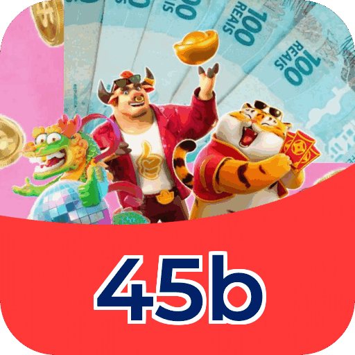 Interface do aplicativo 45b mostrando jogos disponíveis no iOS e Android